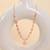 Star cz rose gold pendant necklace with dazzling celestial display