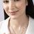 Star cz rose gold pendant necklace with dazzling celestial display