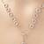 Circle silver pendant necklace with infinity symbol and polished finish