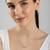 Engraved silver pendant necklace with 'good luck' inscription and sleek design
