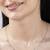 Hexagon charm silver necklace with minimalist design and daily elegance