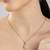Lock design silver pendant necklace with sleek finish and daily wear appeal