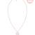 Butterfly prism purple pendant necklace with shell effect and illusion sparkle