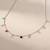 Constellation cz multicolour pendant necklace with celestial stars and sparkle