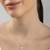 Dual pendant four-shape silver necklace with overlapping design and daily wear appeal