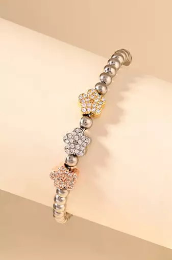 Floral intricate bracelet