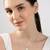 Hexagon cz cluster silver necklace with circular design and radiant center stone