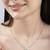 Initial 'm' round pendant silver necklace with cube chain and bold charm