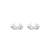 Touch925 stone infinity toe rings