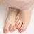 Touch925 stone infinity toe rings