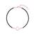 Half stone bracelet