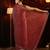 Marron beads and stones embellished woven saree