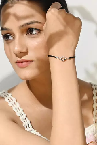 Half stone bracelet