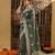 Mahendi beads and stones embellished supernet saree