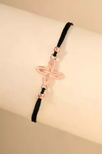 Stone studded flower bracelet
