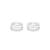 Touch925 elegant spiral layered toe ring