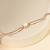Double chain pearl bracelet