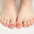 Touch925 elegant spiral layered toe ring