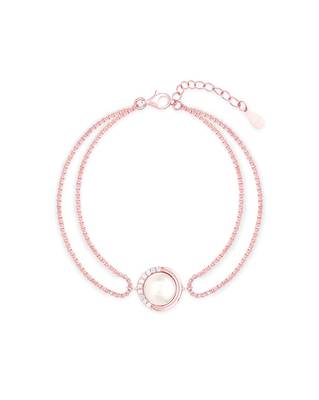 Double chain pearl bracelet 2