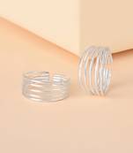 Touch925 spiral toe ring