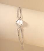 Double chain pearl bracelet