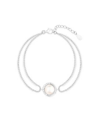 Double chain pearl bracelet 2