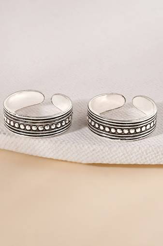 Touch925 bohemian charm toe ring