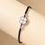 Heart-shaped petal bracelet