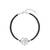 Heart-shaped petal bracelet
