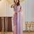Lavender beads and stones silk blend blend saree