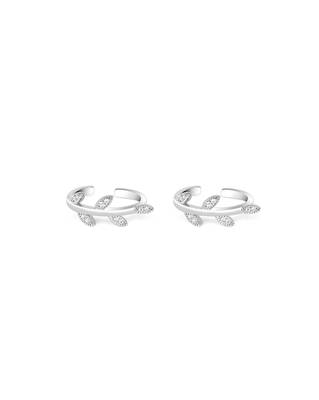 Touch925 leaf charm toe ring 2