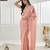 Pink beads and stones silk blend blend saree