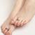 Touch925 butterfly shaped toe ring