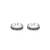 Touch925 oxidised circular toe ring