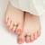 Touch925 oxidised circular toe ring