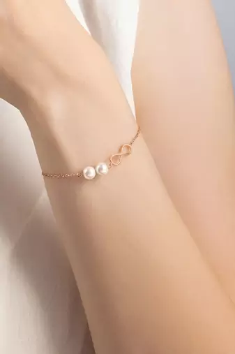Evil eye infinity bracelet