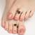 Touch925 oxidised flower toe ring