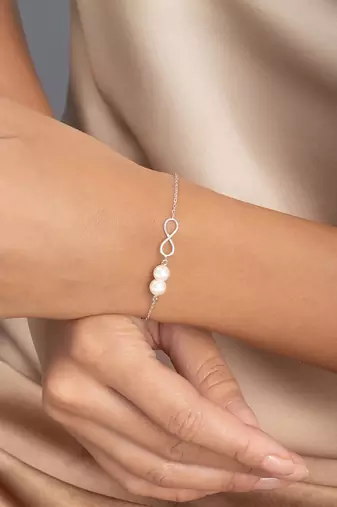 Evil eye infinity bracelet