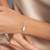 Evil eye infinity bracelet