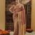 Gold woven zari saree