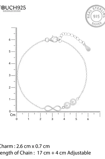Evil eye infinity bracelet