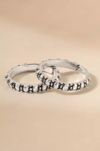 Touch925 adjustable sequence toe ring