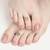 Touch925 little feet silver toe ring