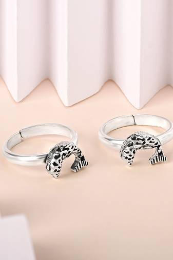 Touch925 fish design toe ring
