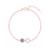 Infinity evil eye bracelet