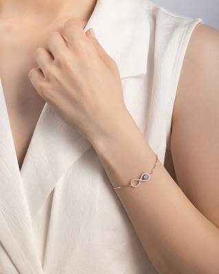Infinity evil eye bracelet 3