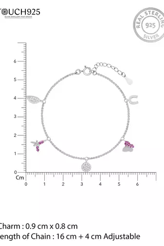 Blossom butterfly bracelet