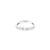 Touch925 heartfelt circle silver ring with cz heart detail in 925 purity for women