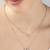 Touch925 circular embrace layered necklace