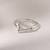 Touch925 eternal triangle silver ring in 925 purity for women